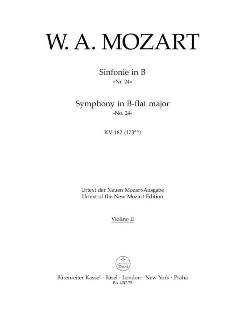 Symphony in Bb Major No. 24